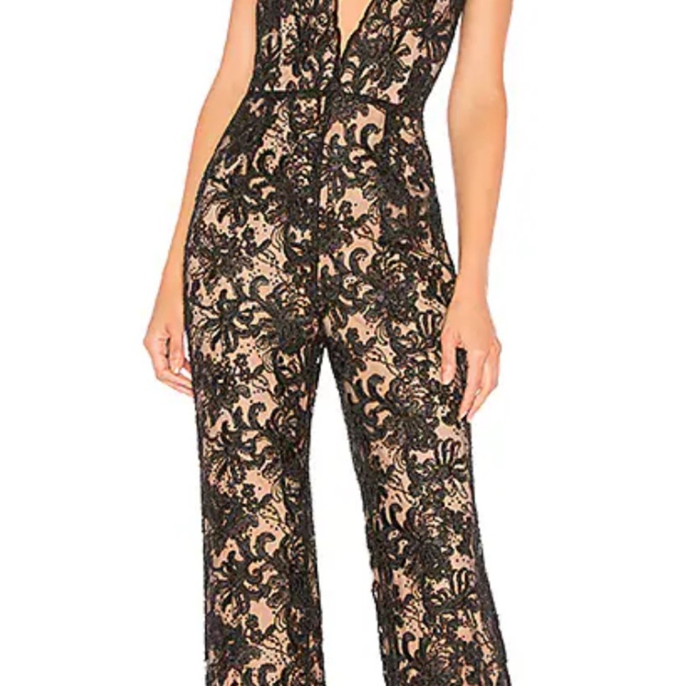 Elegant Black Lace Jumpsuit